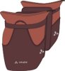 VAUDE Doppelpacktasche TwinShopper Befestigung: Riemen | 41,5 x 31,5 x 22 cm | hotchili rot