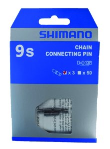 SHIMANO Kettennietstift Kompatibilität: 9-fach | SB-Verpackung | matt-silber