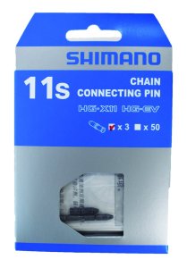 SHIMANO Kettennietstift Kompatibilität: 11-Fach | SB-Verpackung | matt-silber | Passend für: HG-EV/HG-X11 Ketten