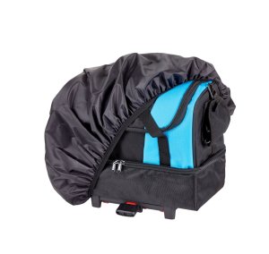 MATRIX Gepäckträgertasche UniKlip Befestigung: Uniclip | schwarz / blau | Für Gepäckträgerbreiten 9 - 16 cm