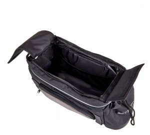 MATRIX Gepäckträgertasche Befestigung: Universal-Klettbandbefestigung | schwarz / silber