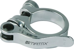 MATRIX Sattelstützklemme SC1 Durchmesser: 31,8 mm | silber | SB-Verpackung