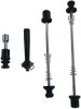 MATRIX Schnellspanner Set 5-Kant schwarz | für Sattel / Laufräder