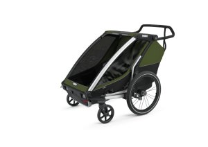 THULE Kinderanhänger Chariot Cab Ausführung: 1-2 Sitzer | zypresse grün