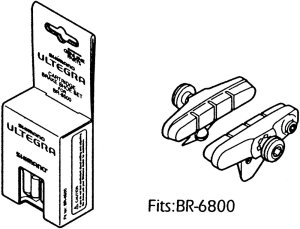 SHIMANO Bremsschuh Rennrad R55C4 Ultegra Cartridge SB-Verpackung