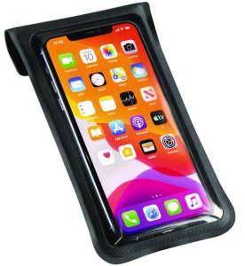 KLICKFIX Smartphonetasche Light M Maße: 11 x 18,5 cm | Smartphones bis max. 8,5 x 16,5 cm | schwarz