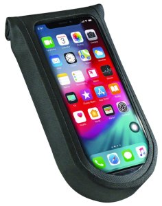 KLICKFIX Smartphonetasche Tour S Maße: 8,5 x 4,5 x 17,5 cm | Smartphones bis max. 7,5 x 15 cm | schwarz