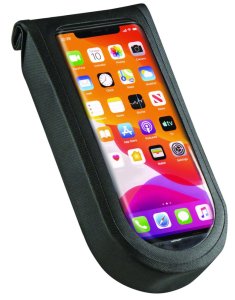 KLICKFIX Smartphonetasche Tour M Maße: 9 x 4,5 x 19,5 cm | Smartphones bis max. 8,5 x 16,5 cm | schwarz