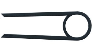 HEBIE Kettenschutz Chainglider Front Nexus 5-Gang Kompatibilität: 38 Zähne | 5-fach | schwarz