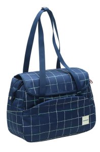 NEW LOOXS Einzeltasche Tosca Check Befestigung: Haken | blau