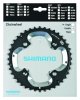 SHIMANO Kettenblatt Deore XT FCM785 40 Zähne | schwarz / silber | Lochkreis: 104 mm