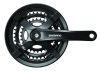 SHIMANO Kettenradgarnitur Tourney FCTY501 4-kant schwarz | 48 x 38 x 28 Zähne