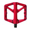 CRANKBROTHERS Plattformpedal Stamp 1 Large Gewinde: 9/16 Zoll | Gleitlager (innen) / Industrielager | rot | SB-Verpackung