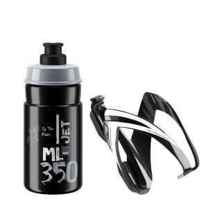 ELITE Trinkflaschen Set KIT Ceo Inhalt: 350 ml | schwarz-grau