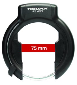 TRELOCK Rahmenschloss RS 480 Protect-O-Connect XL AZ schwarz | Ausführung: für Ballonreifen