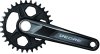 SHIMANO Kettenradgarnitur Deore FCM6120 2-PIECE  schwarz | 32 Zähne