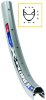 RYDE Vorderrad 26  X-Plorer 559 x 19 | Laufradgröße: 26 | Nabe: Aluminium silber | Vollachse | Speichen: silber | Disc-Aufnahme: ohne | Felge: silber