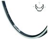 RYDE Vorderrad 26  ZAC 2000 Disc 559 x 19 | Laufradgröße: 26 | Nabe: Shimano TX505A Disc schwarz | Schnellspanner | Speichen: schwarz | Disc-Aufnahme: Center Lock | Felge: schwarz