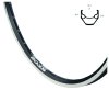 RYDE Hinterrad 28   ZAC 2000 622 x 19 | Vollachse (Rücktritt) | Speichen: silber | Disc-Aufnahme: ohne | Felge: schwarz | Nabe: Shimano 8-Gang 134 mm