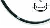 RYDE Hinterrad 28  Andra 40 622 x 25 | Laufradgröße: 28 | Nabe: Shimano 8-Gang | Vollachse (Rücktritt) | Speichen: silber verstärkt | Disc-Aufnahme: ohne | Felge: schwarz