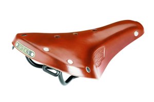 BROOKS Leder Sattel B17 B17 Short (Damen) | Touring / Trekking | Maße: 242 x 176 x 58 mm | Honig