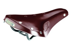 BROOKS Leder Sattel B17 B17 Short (Damen) | Touring / Trekking | Maße: 242 x 176 x 58 mm | Antik braun