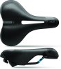 SPORTOURER City Sattel Kaalam Gel Flow Unisex | Relaxed | Maße: 267 x 210 mm | schwarz