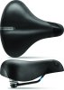 SPORTOURER City Sattel Zeta Gel Unisex | Relaxed | Maße: 258 x 233 mm | schwarz