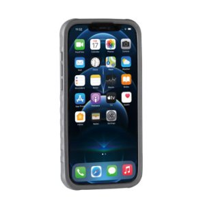 TOPEAK Smartphonehalter Ridecase Maße: 16,9 x 8,6 x 1,49 cm cm | Apple iPhone 12 PRO MAX | schwarz/grau