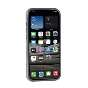 TOPEAK Smartphonehalter Ridecase Maße: 15,4 x 7,9 x 1,49 cm cm | Apple iPhone 13 Pro Max | schwarz/grau