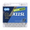 KMC Fahrrad Kette X11SL WAXED 11-fach silber 118 Glieder, 1/2  x 11/128 