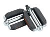 Electra Pedal Electra Deluxe Block 1/2in Spindle Chrome/Bl
