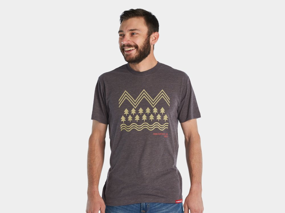 Shirt Trek Wilderness T-Shirt L Chocolate Brown