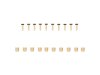 Trek Brake Part Tektro Hose Fitting Kit Gold 10-Pack